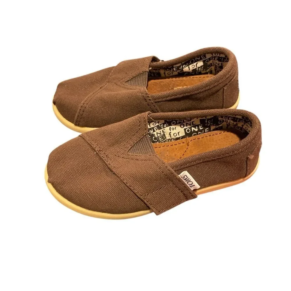 Toms Brown Moccasins Slip-On Shoes